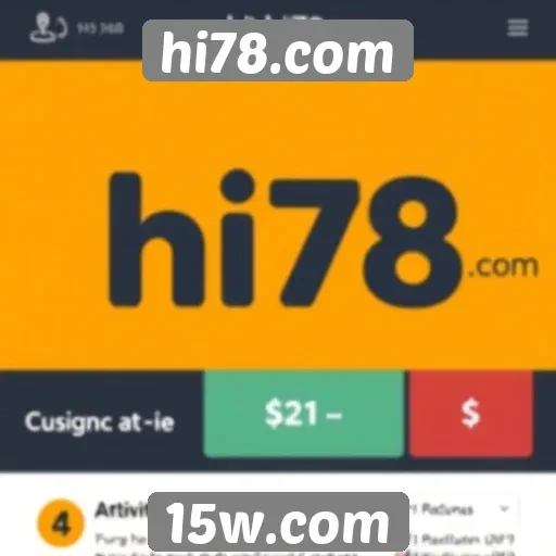 Acessibilidade e interface do hi78.com são analisadas